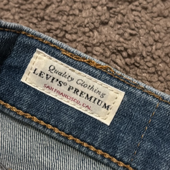 Wmns Levi’s 512 Jeans-99 Cotton-Med Wash-EUC - Picture 10 of 14